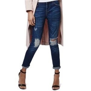 Topshop Ripped Moto Lucas Jeans